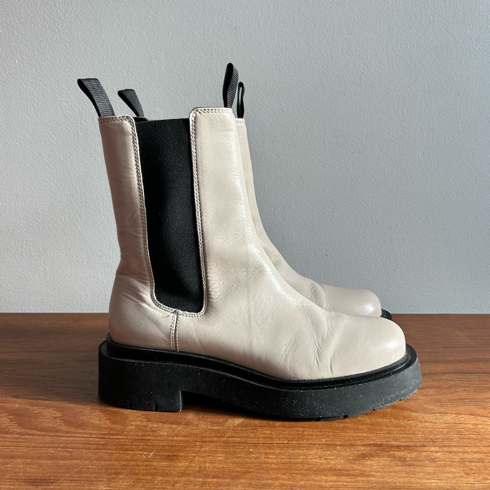 Genuine Leather H&M Premium Selection Chunky Chelsea - Picture 5 of 14